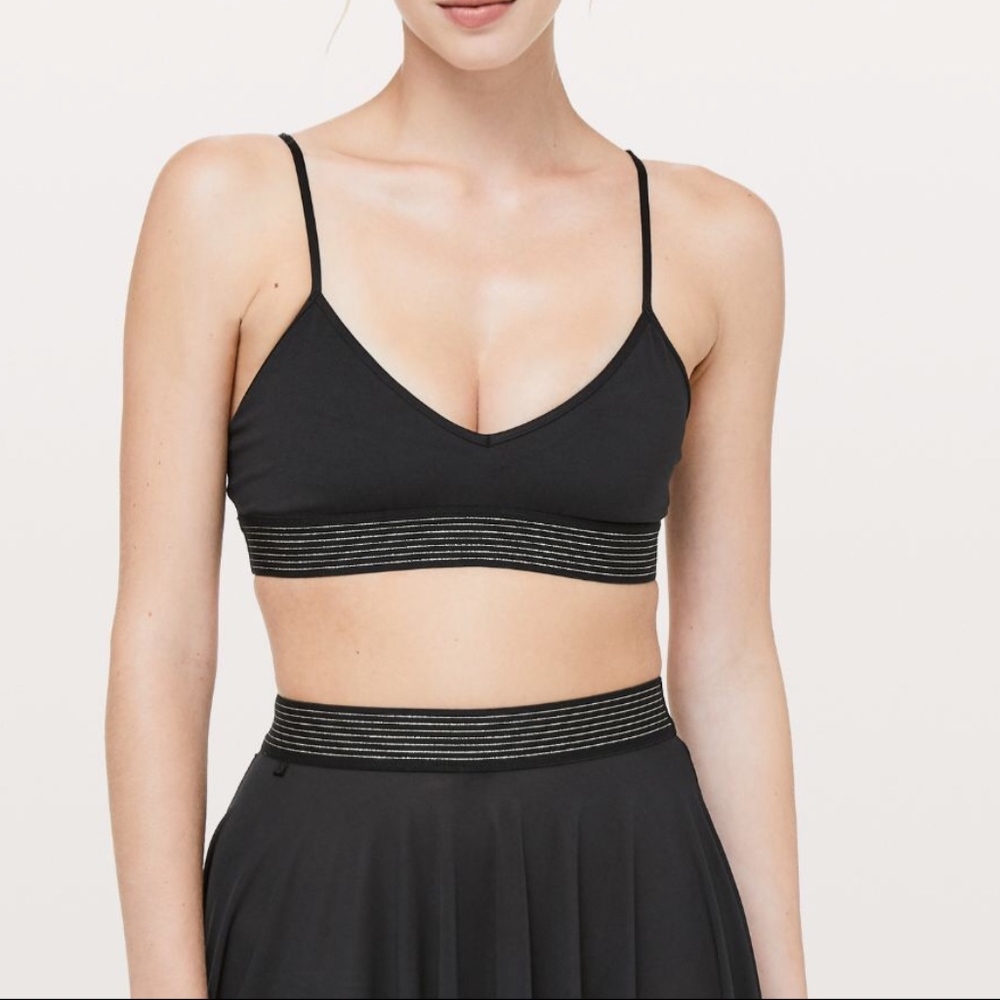 Lululemon Principal Dancer Golden Lining Bralette